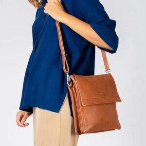 Leather Messenger Purse